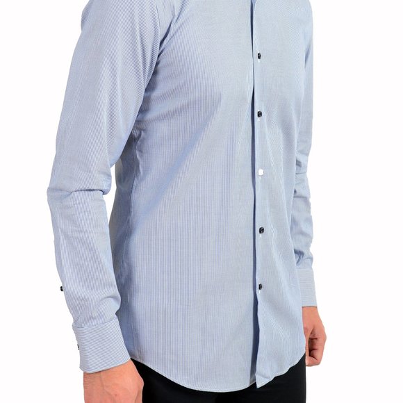 Hugo Boss Men's "Jano" Slim Fit Geometric Print Button Down Dress Shirt - Picture 2 of 10